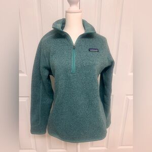 GREAT CONDITION Patagonia Women’s Better Sweater Teal Aqua Pull Over Medium